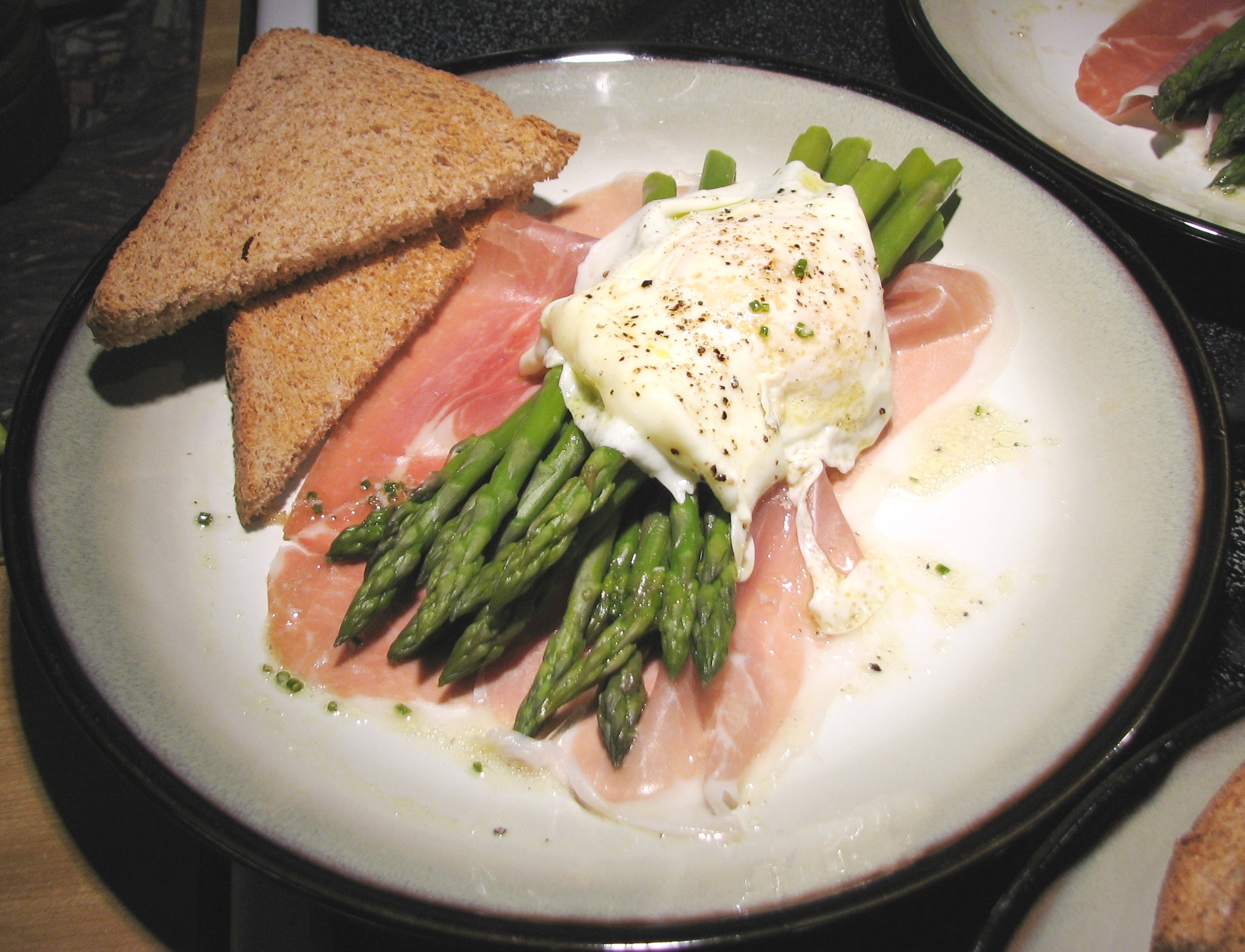 Asparagus & Proscuitto Eggs